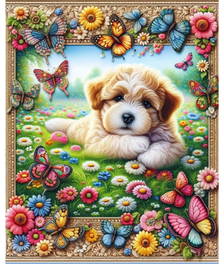 Puppy Throw Blanket