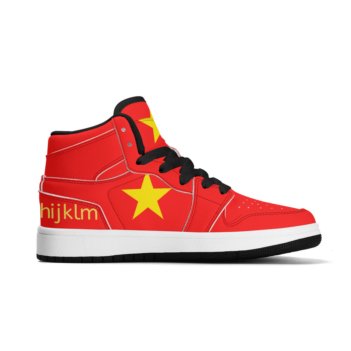 Matteo's Children High-Top Synthetic Leather Sneakers