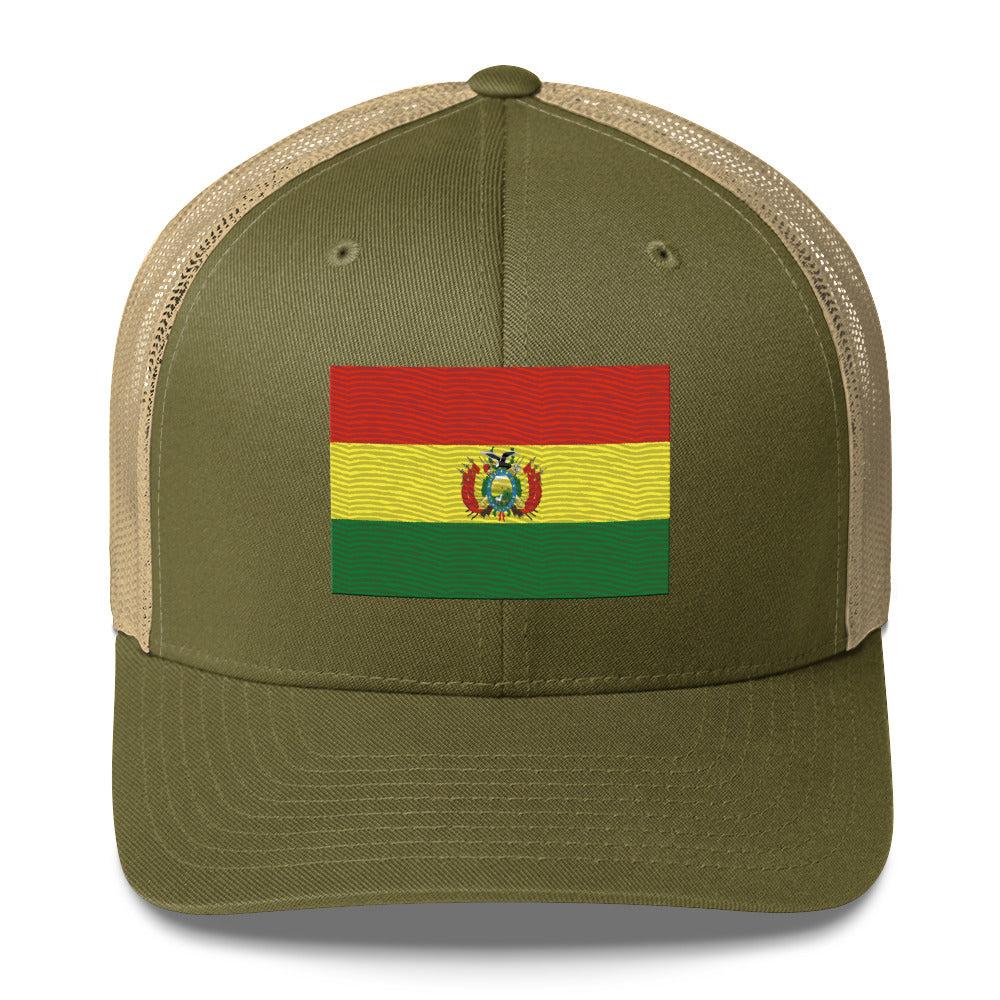 Bolivia Flag Trucker Cap