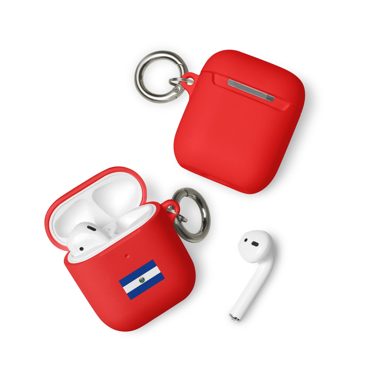El Salvador Flag Rubber Case for AirPods®
