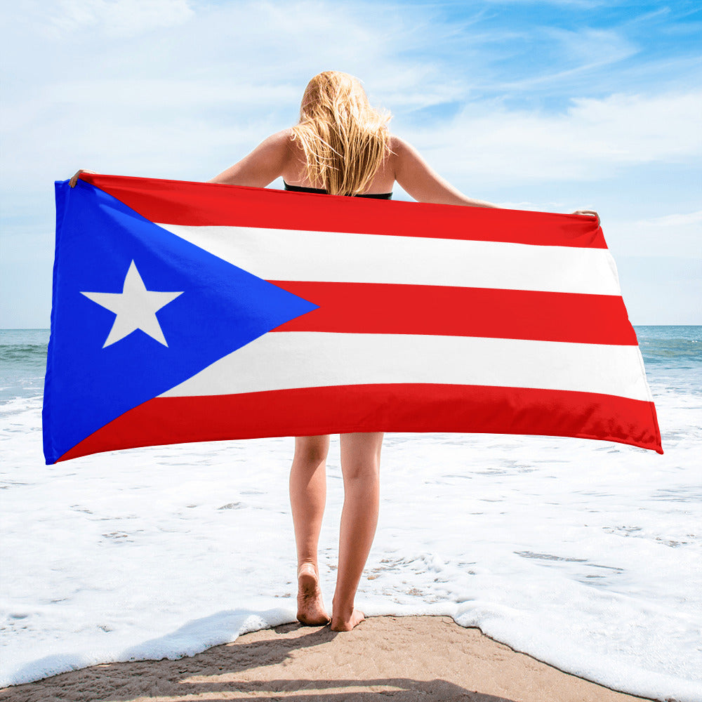 Puerto Rico Flag Towel