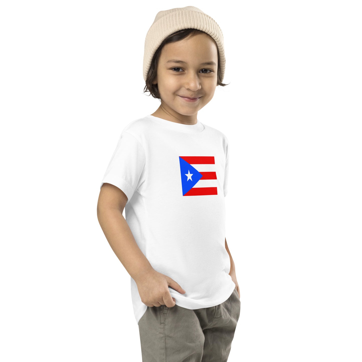 Puerto Rico Flag Toddler Short Sleeve Tee