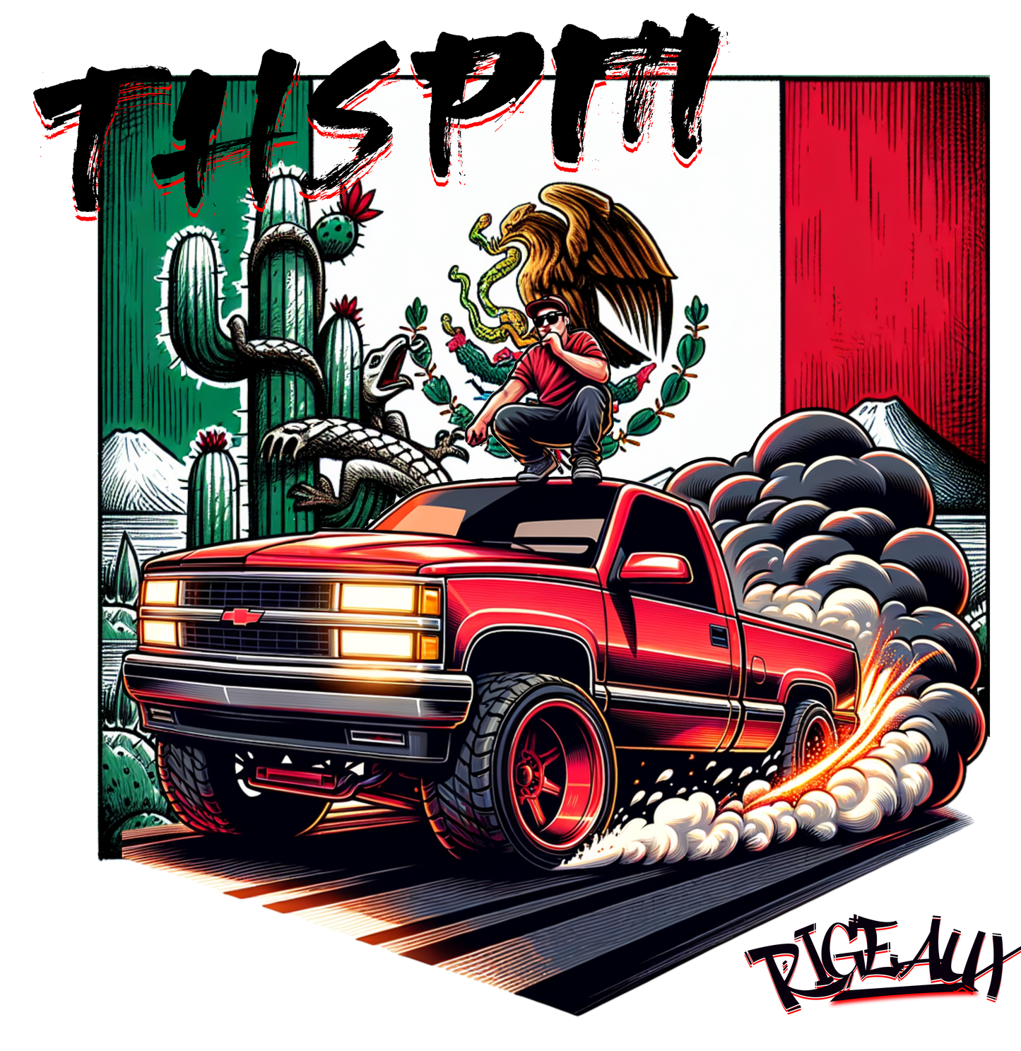 Mexico THSPM Men’s premium heavyweight tee