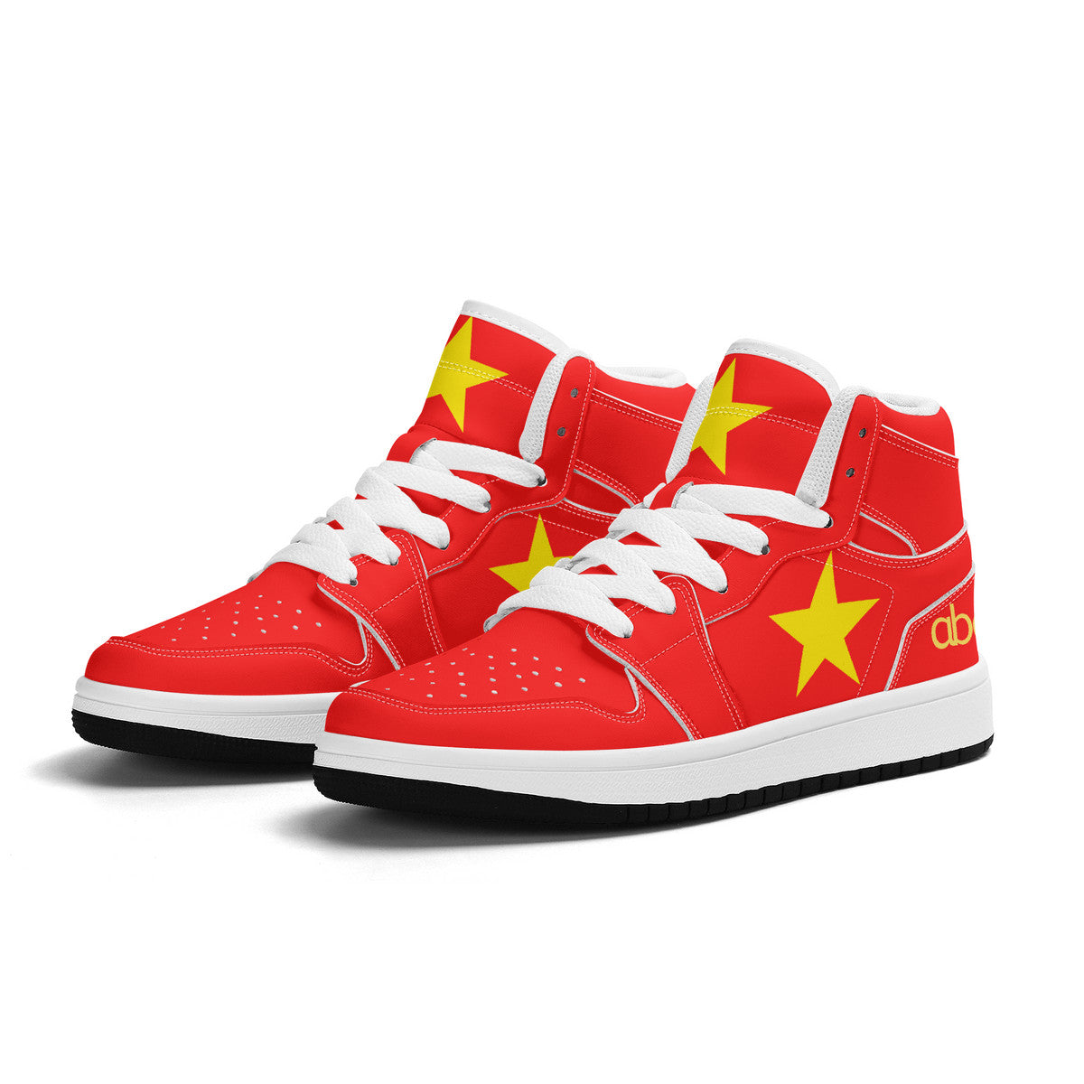 Matteo's Children High-Top Synthetic Leather Sneakers