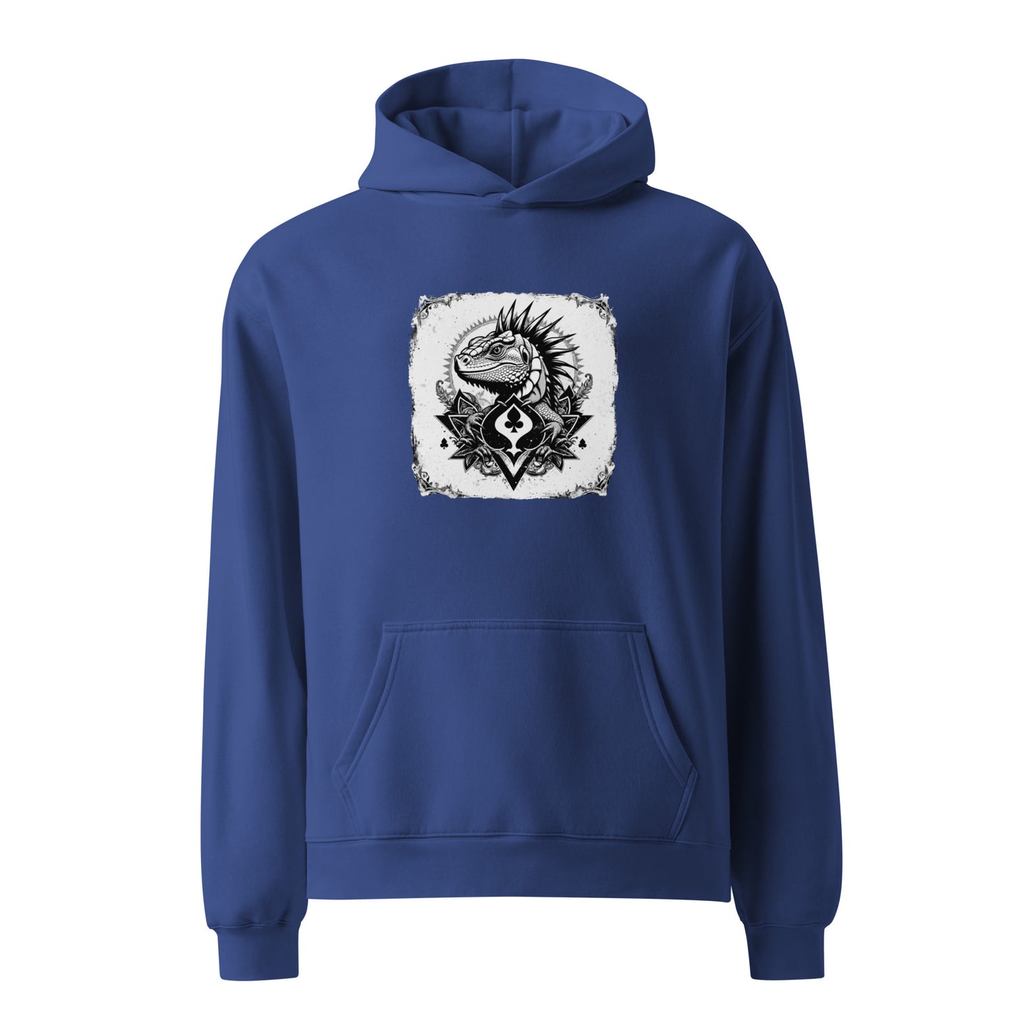 Ace of spades Iguana Unisex oversized hoodie