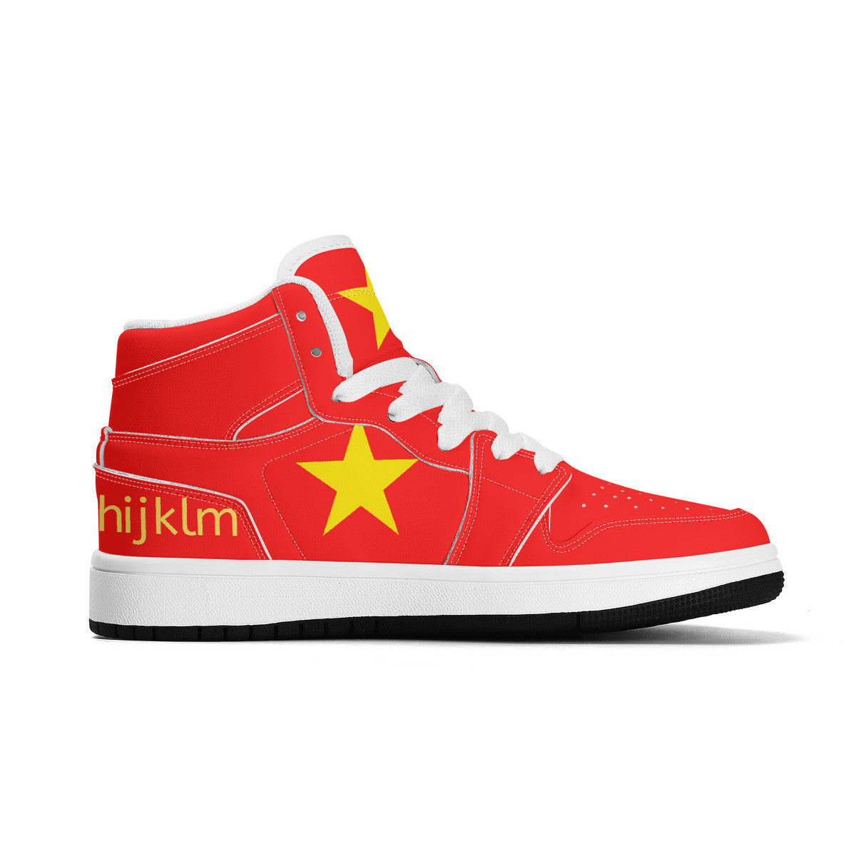 Matteo's Children High-Top Synthetic Leather Sneakers