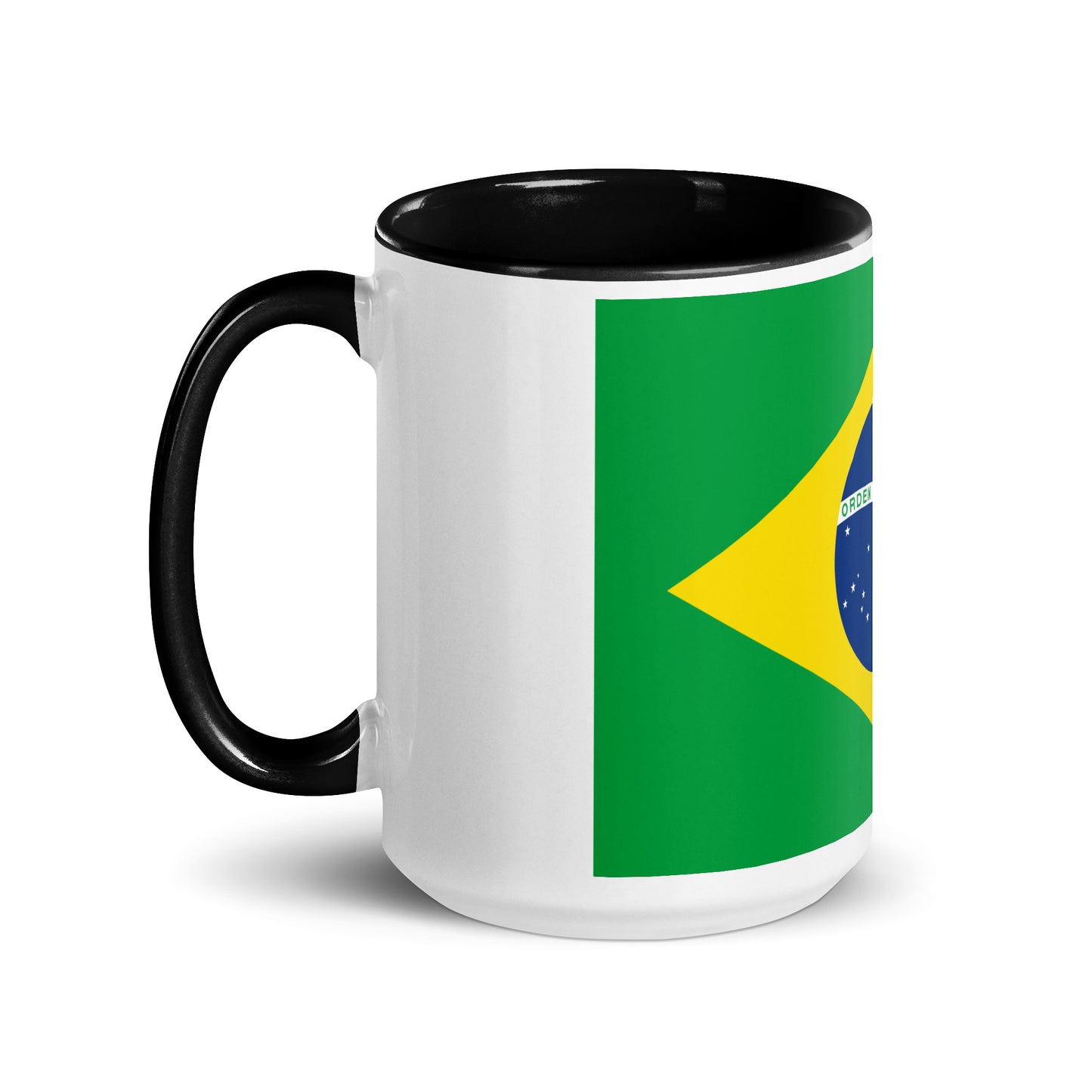 Brazilian Flag Mug with Color Inside