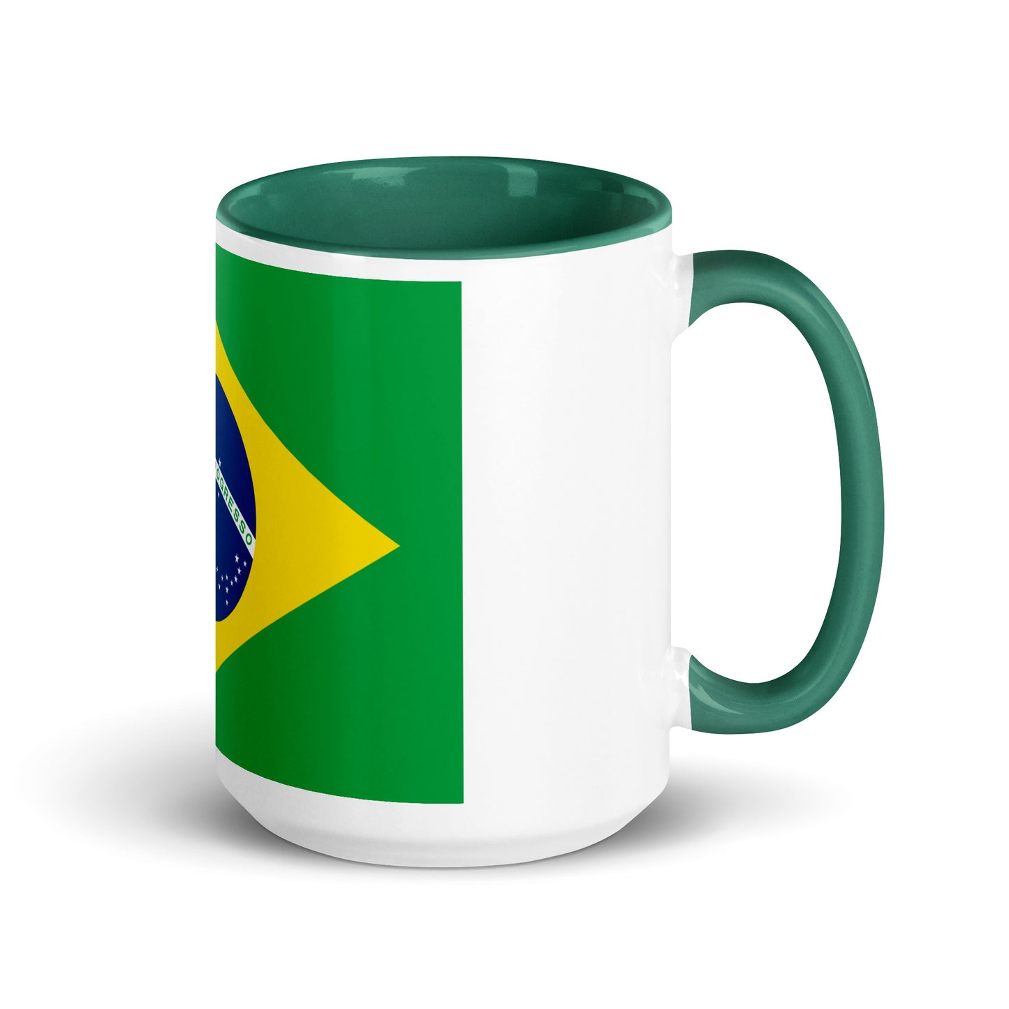 Brazilian Flag Mug with Color Inside