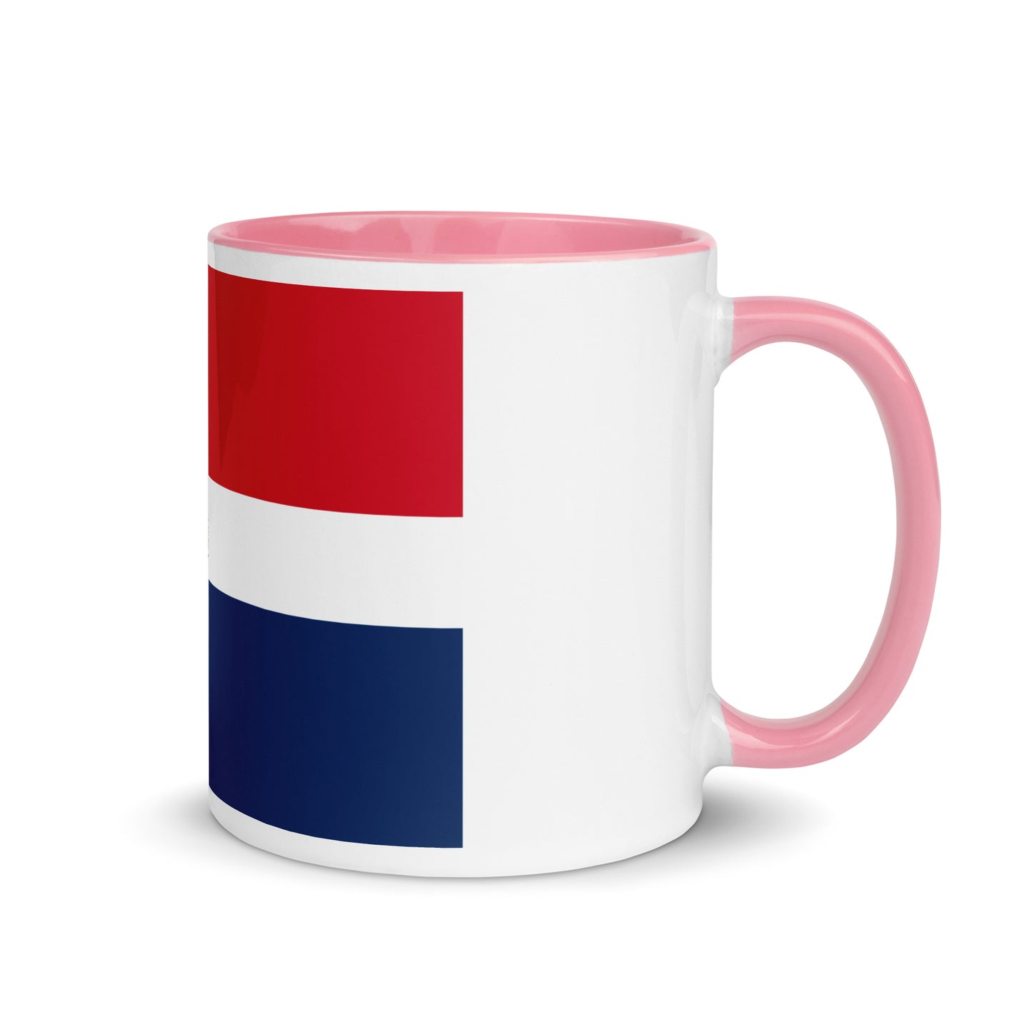 Dominican Republic Flag Mug with Color Inside