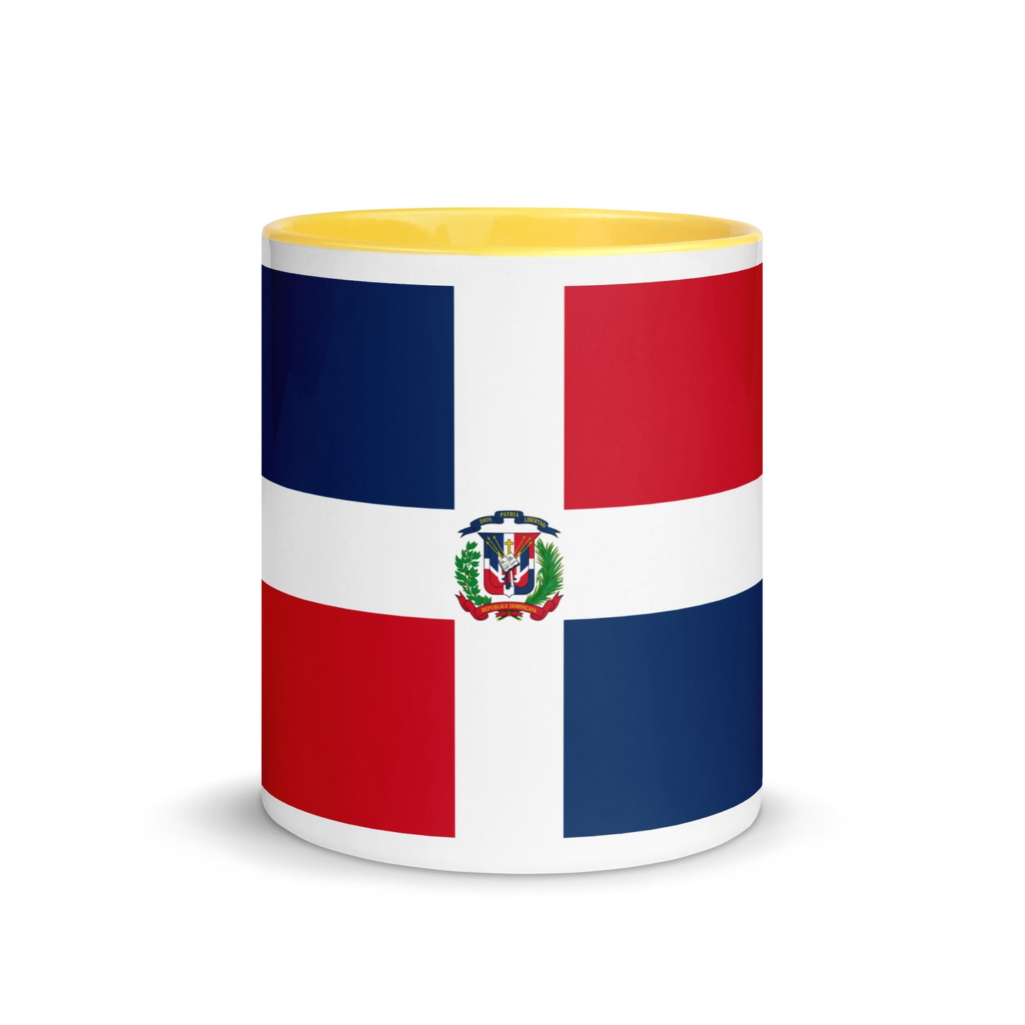Dominican Republic Flag Mug with Color Inside