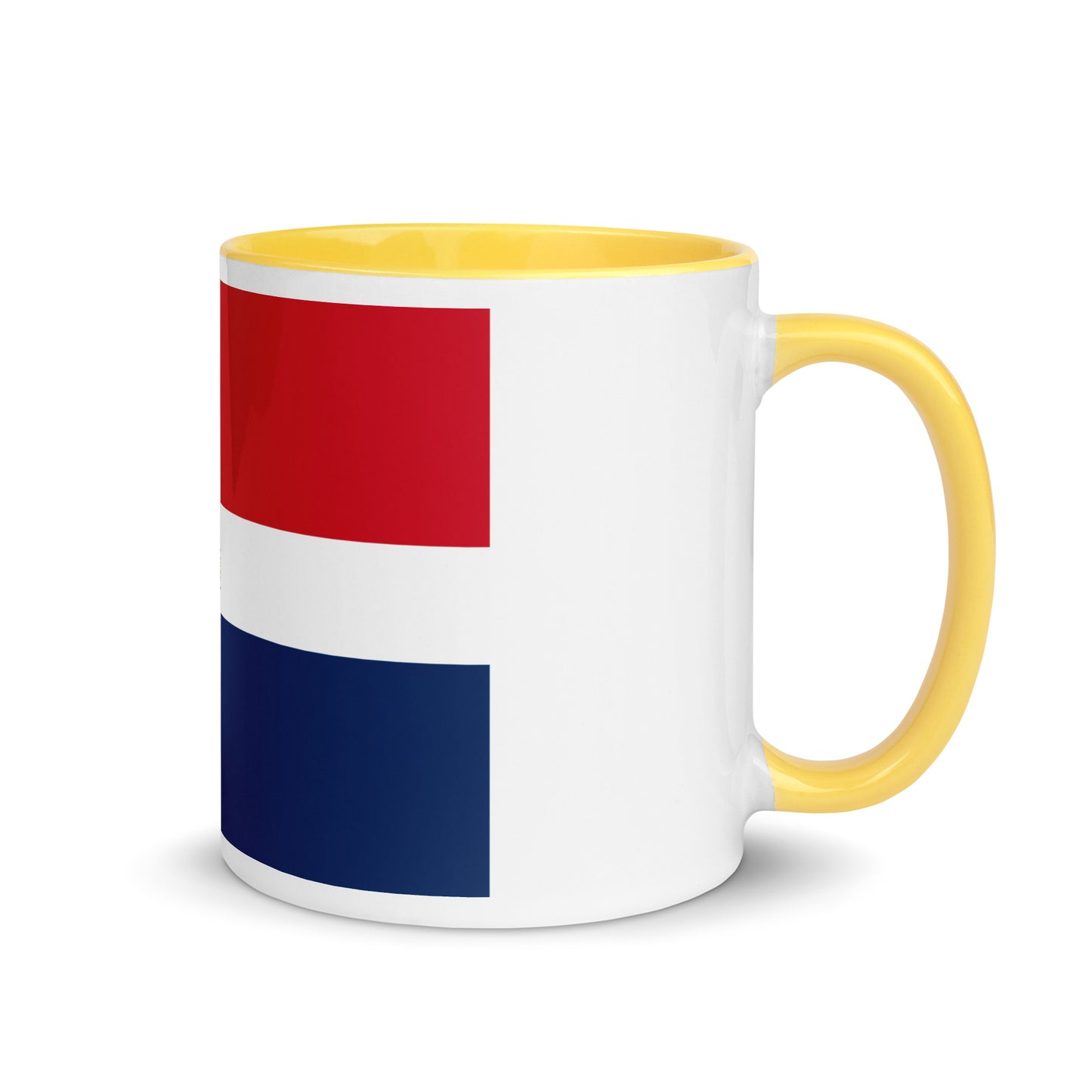 Dominican Republic Flag Mug with Color Inside