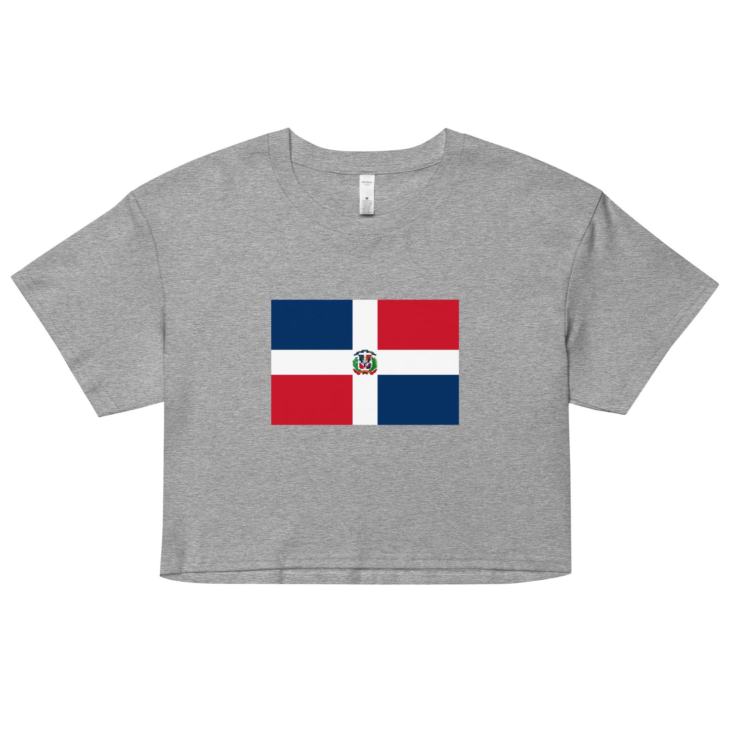 Dominica Republic Flag Women’s crop top