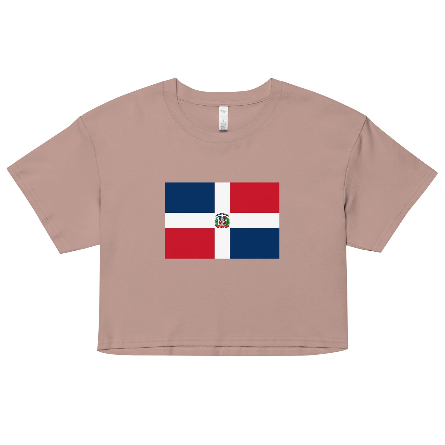 Dominica Republic Flag Women’s crop top