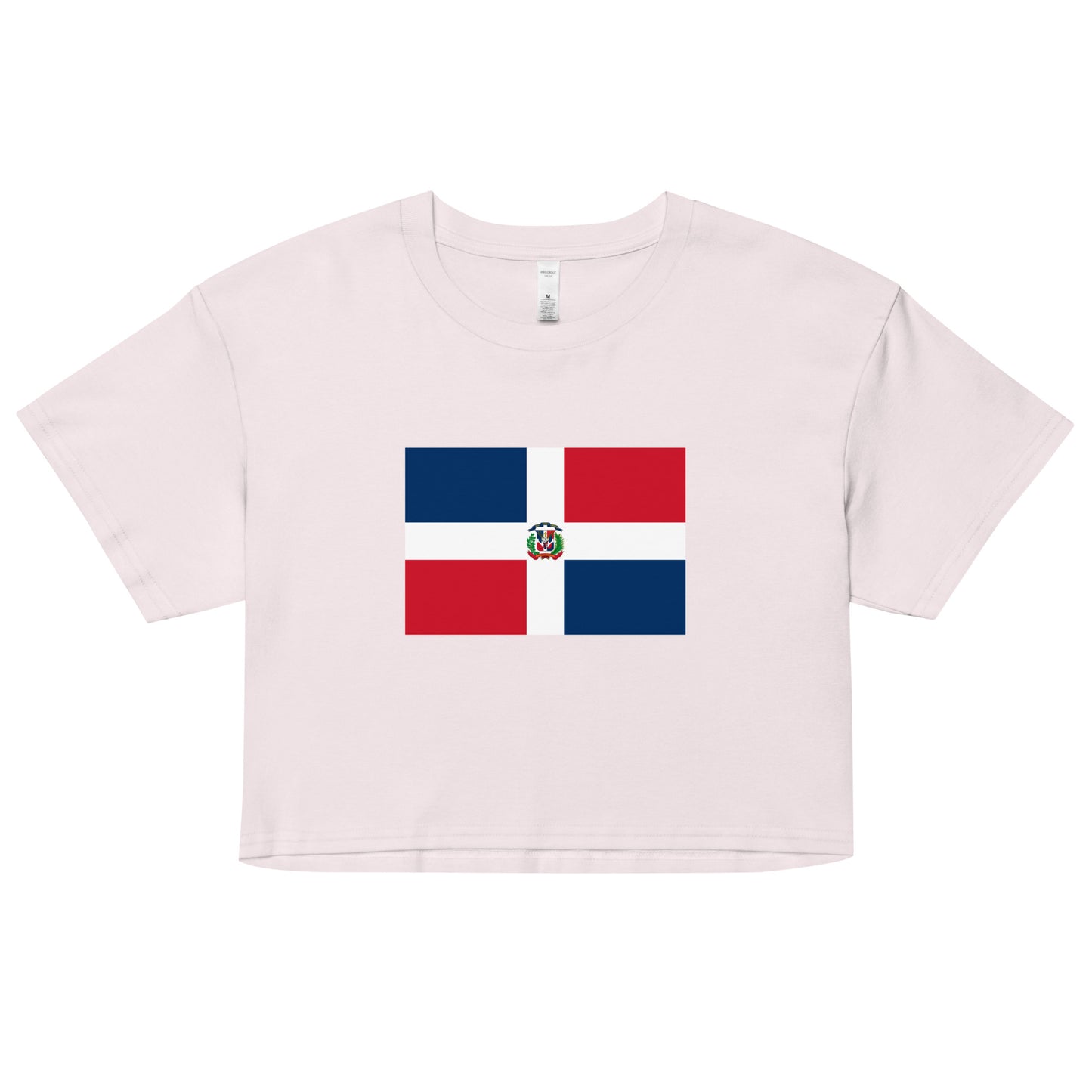 Dominica Republic Flag Women’s crop top