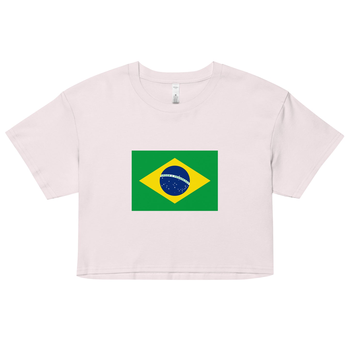 Brazil Flag Women’s crop top