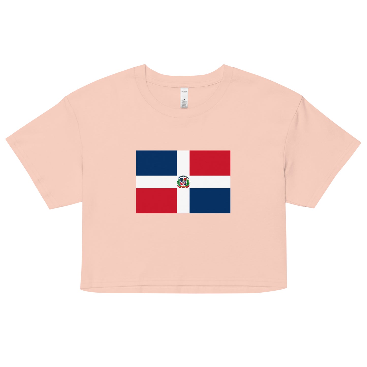 Dominica Republic Flag Women’s crop top