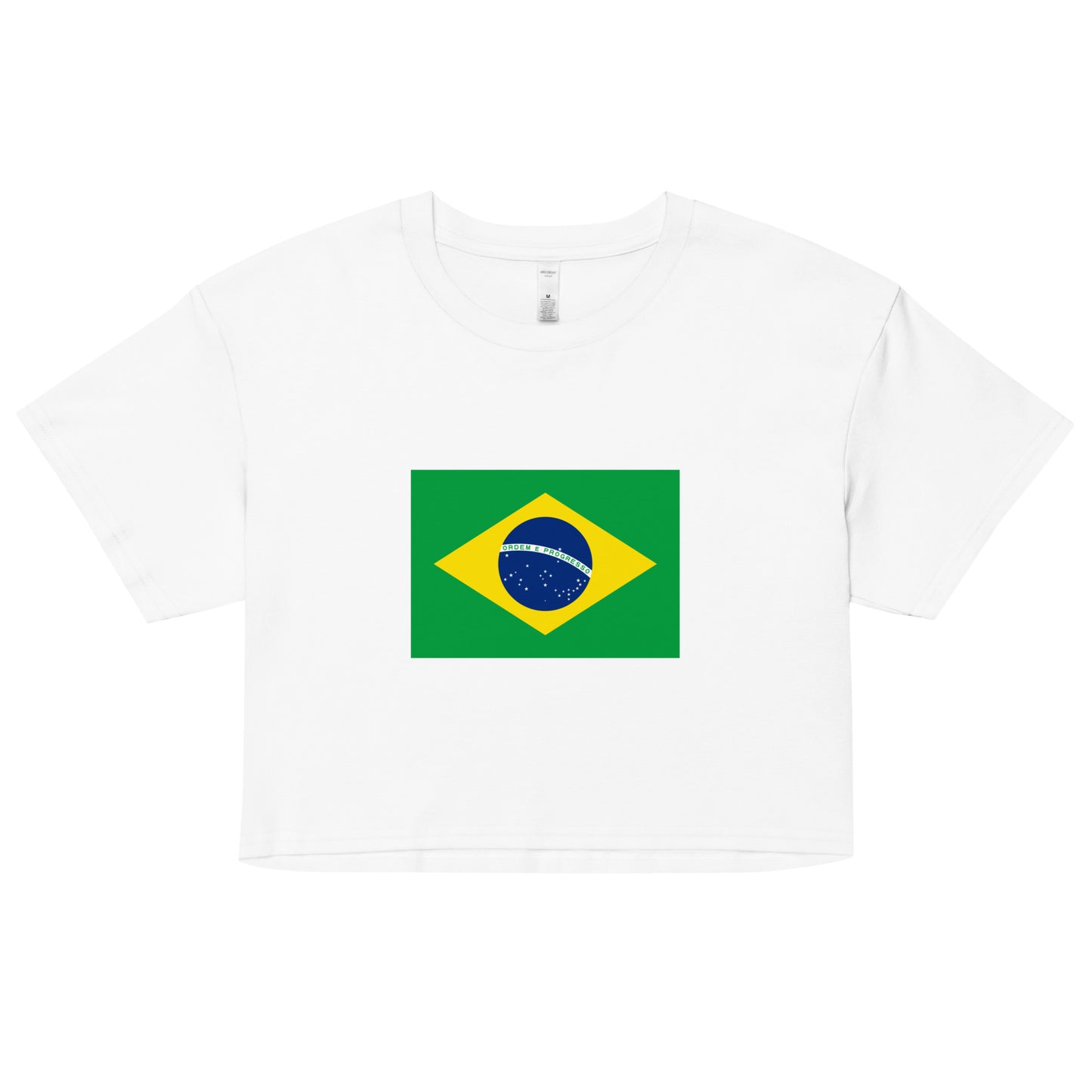 Brazil Flag Women’s crop top