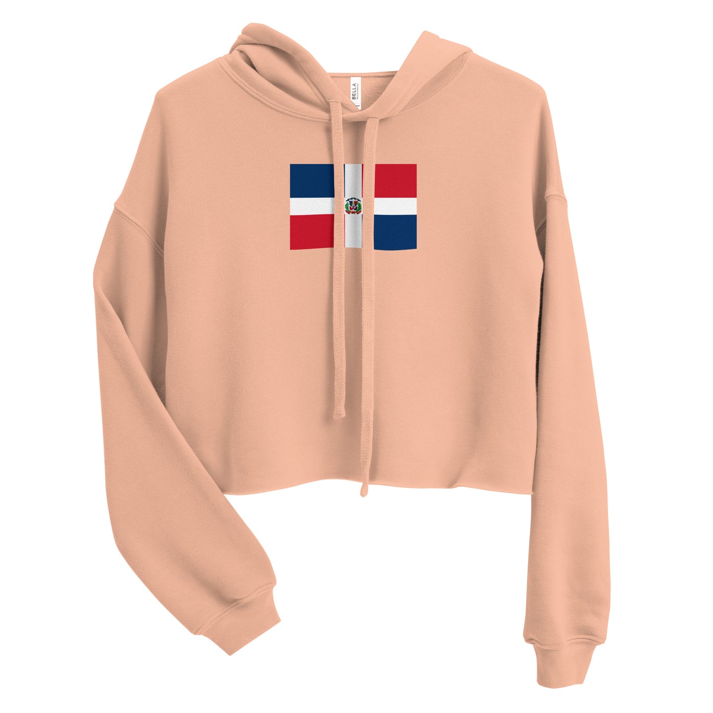 Dominican Republic Flag Crop Hoodie