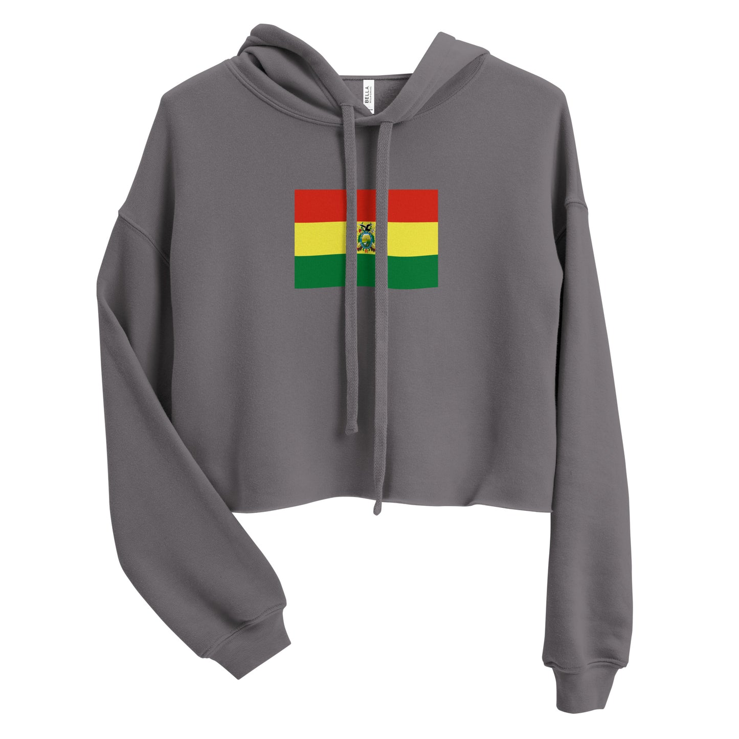 Bolivia Flag Crop Hoodie