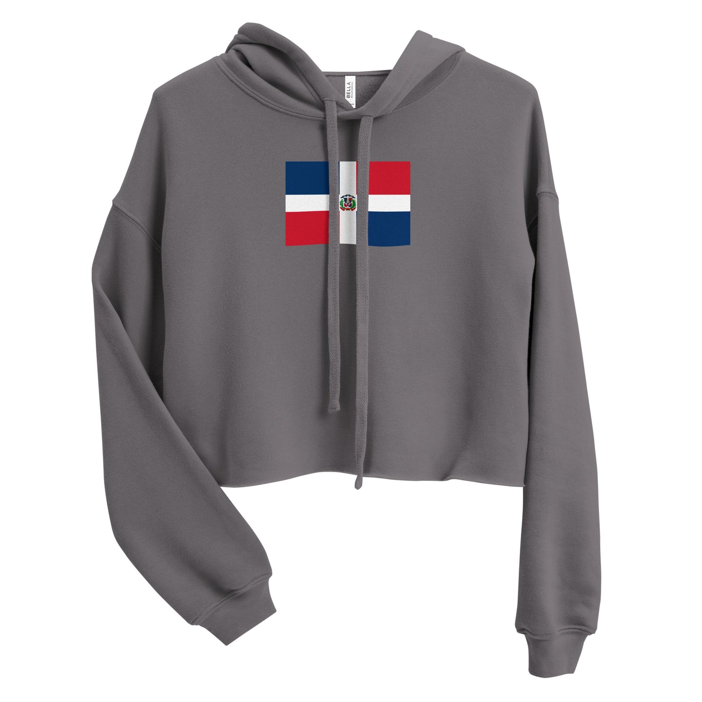 Dominican Republic Flag Crop Hoodie