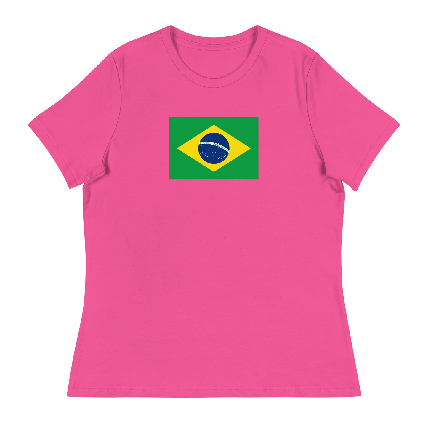 Brazilian Flag Women's Relaxed T-Shirt