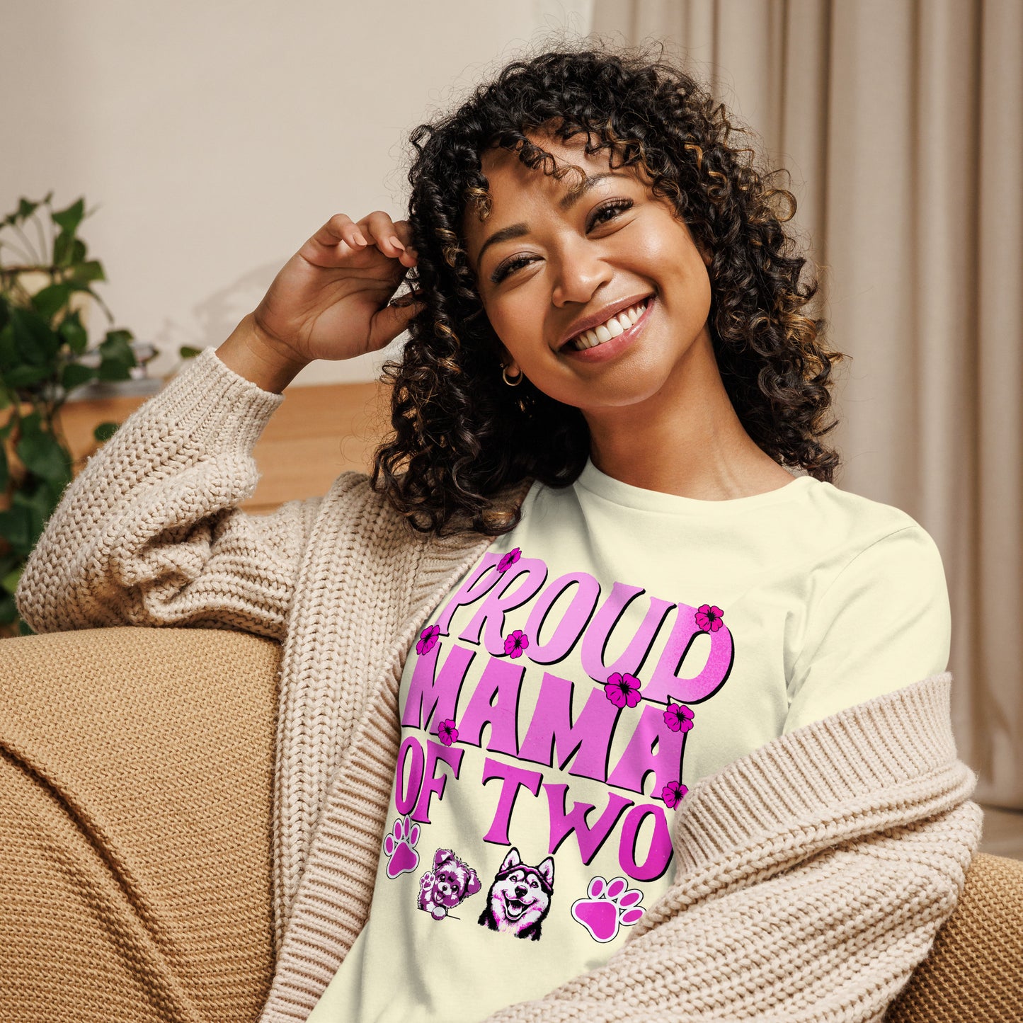 Mom of two Women's Relaxed T-Shirt