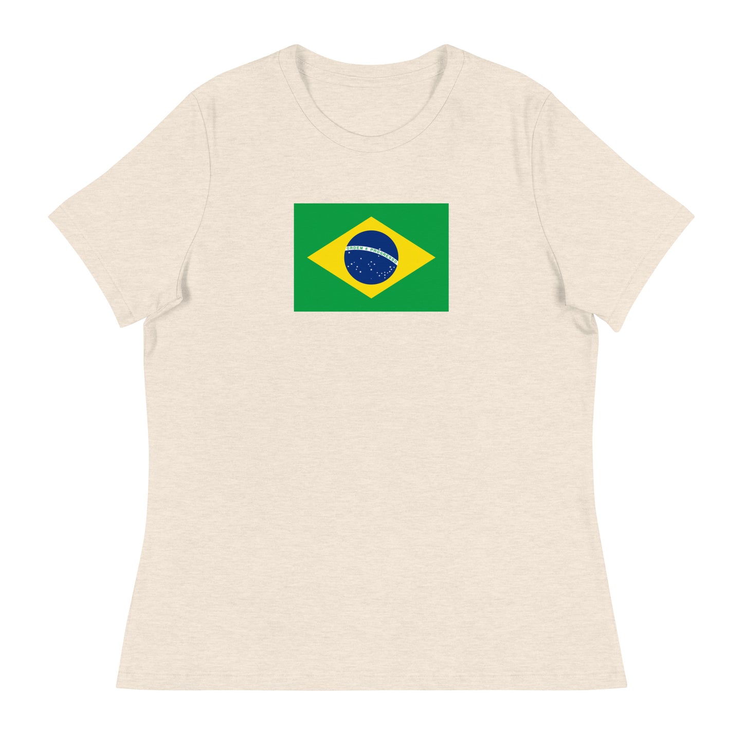 Brazilian Flag Women's Relaxed T-Shirt