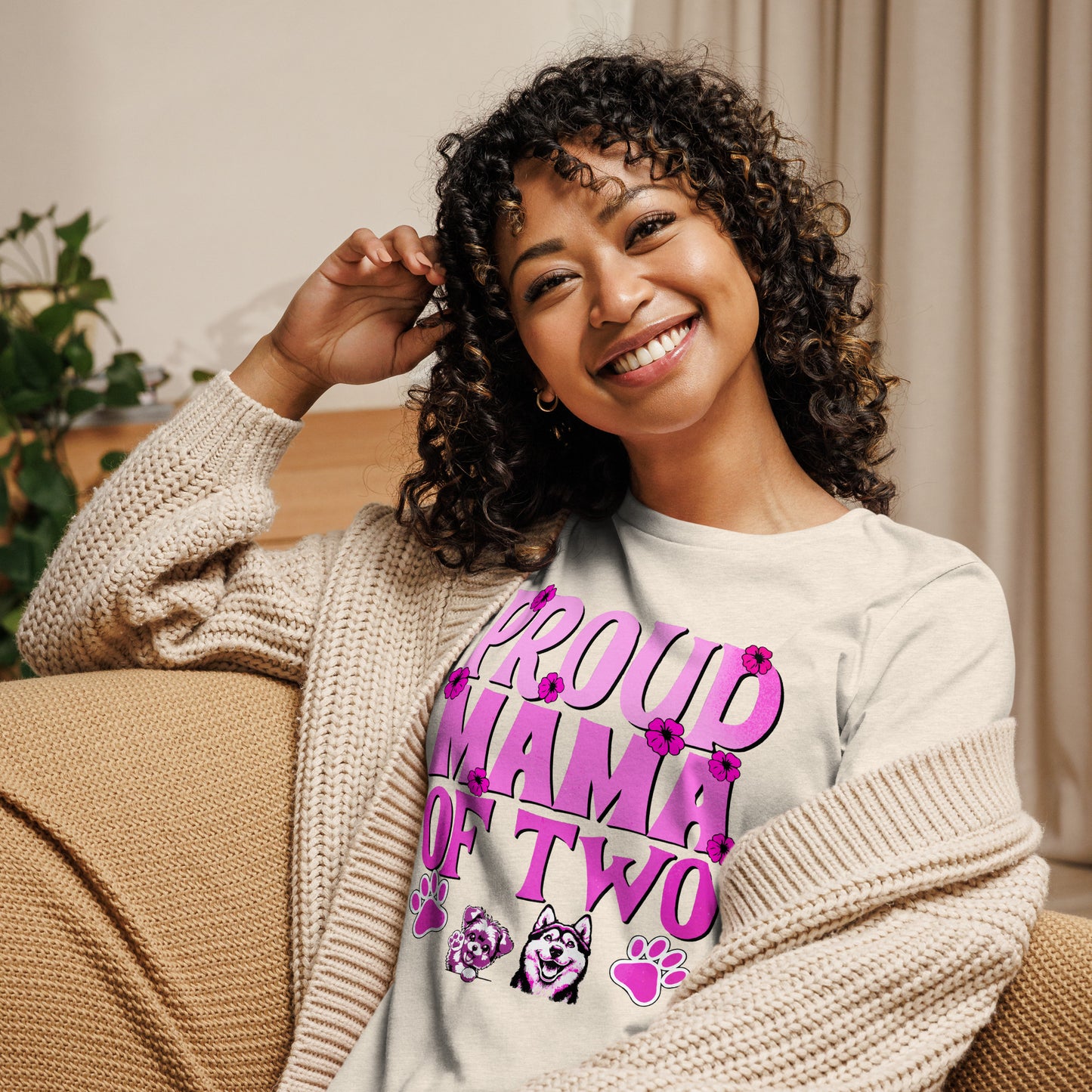 Mom of two Women's Relaxed T-Shirt