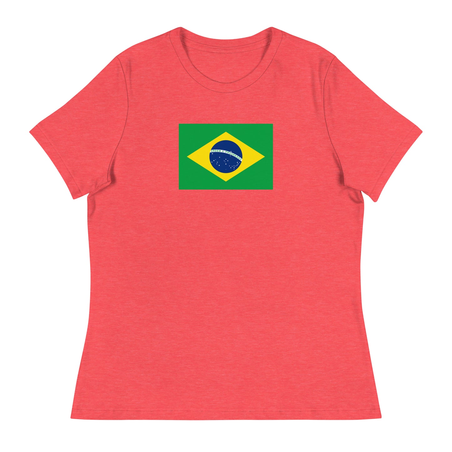 Brazilian Flag Women's Relaxed T-Shirt