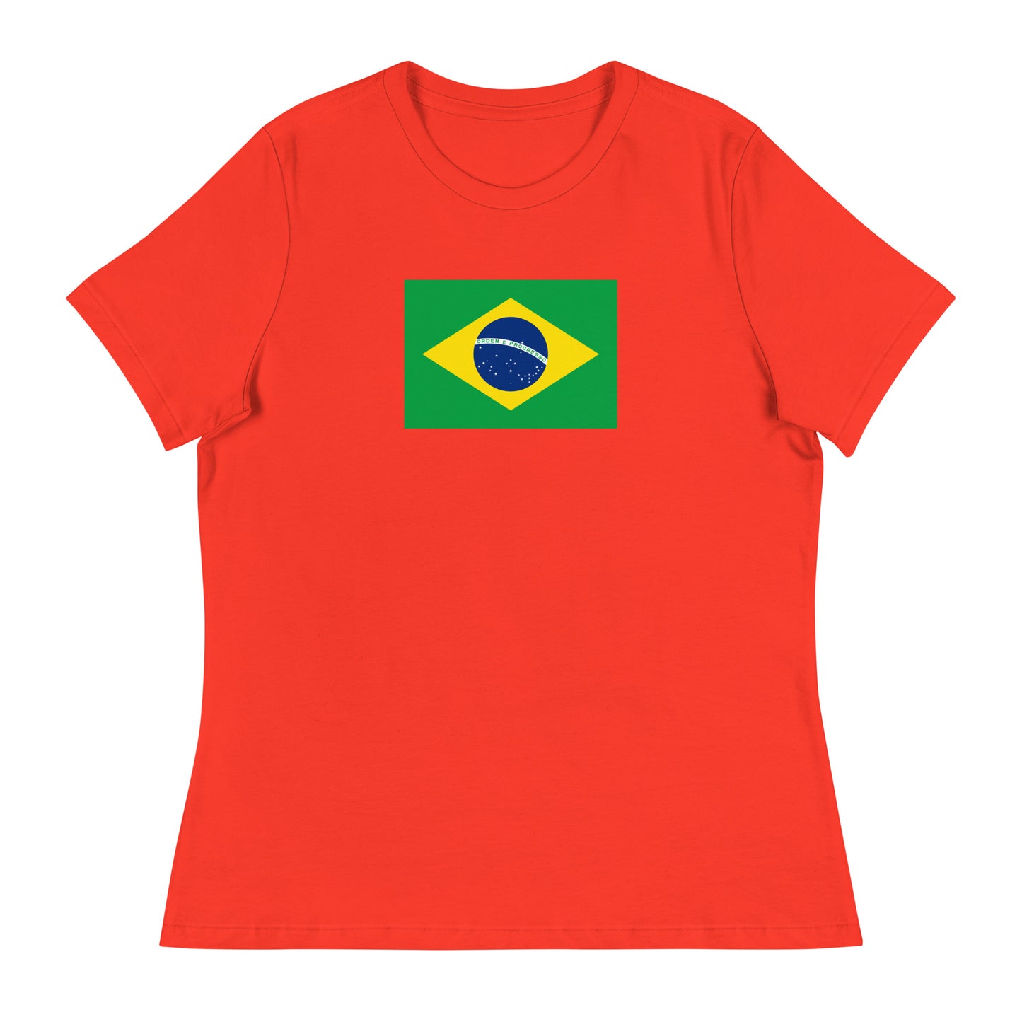 Brazilian Flag Women's Relaxed T-Shirt