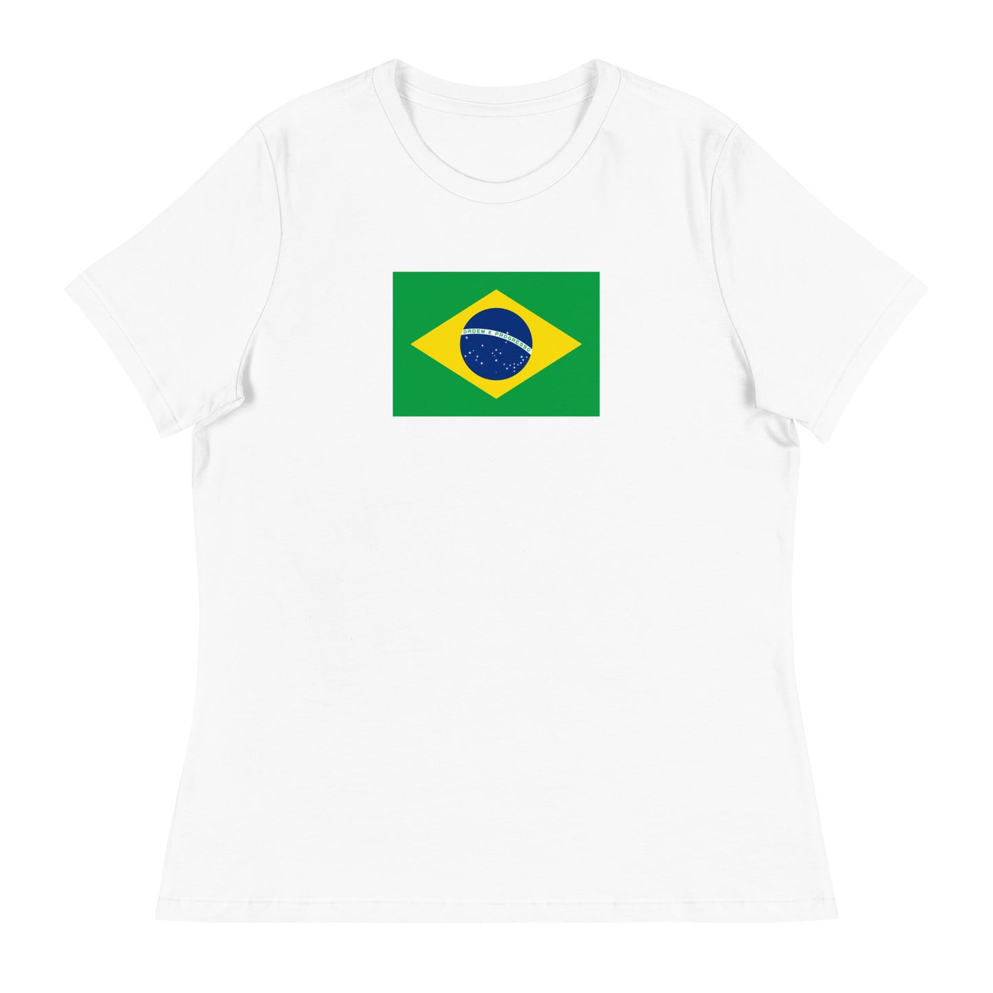 Brazilian Flag Women's Relaxed T-Shirt