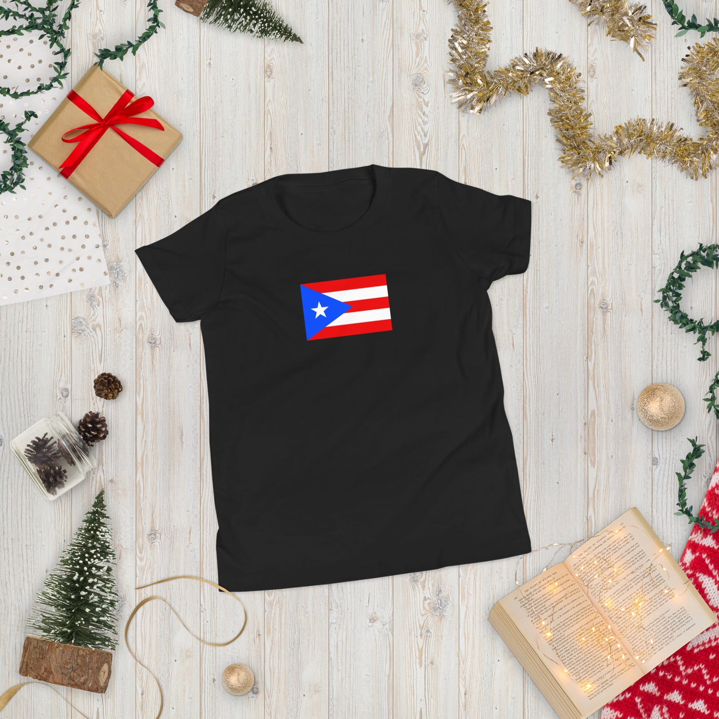Puerto Rico Flag Youth Short Sleeve T-Shirt