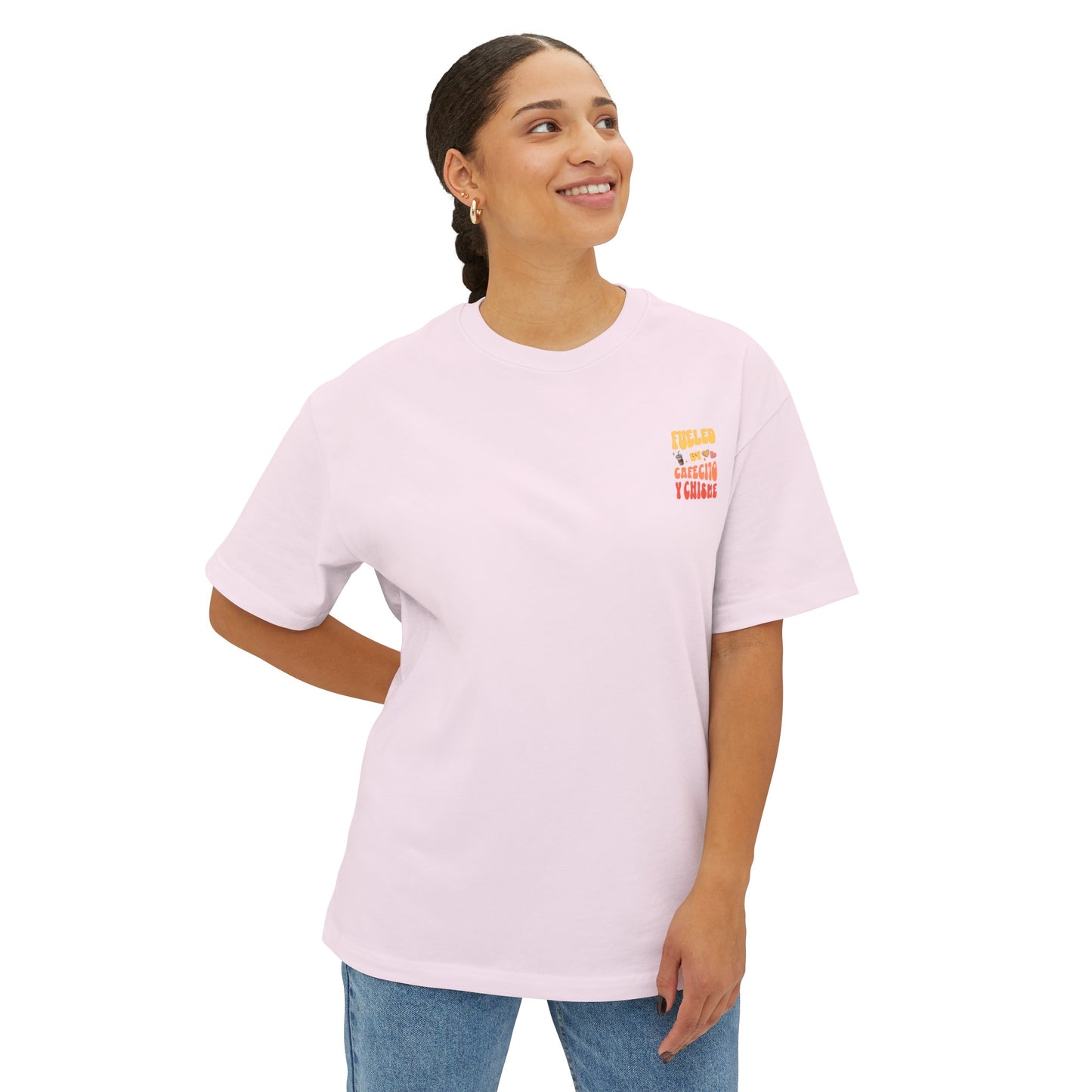 Cafecito Unisex Oversized Boxy Tee