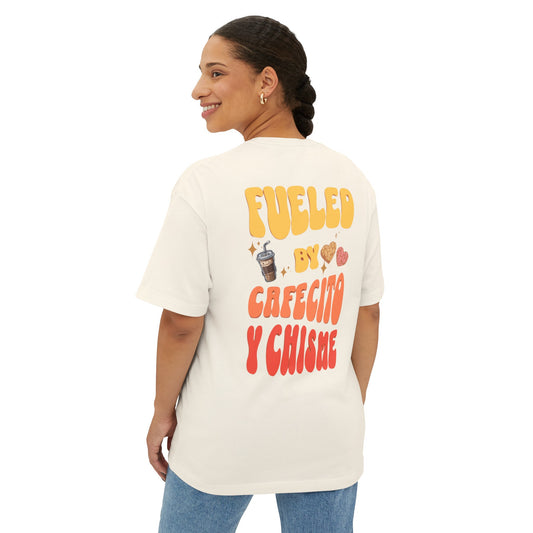 Cafecito Unisex Oversized Boxy Tee