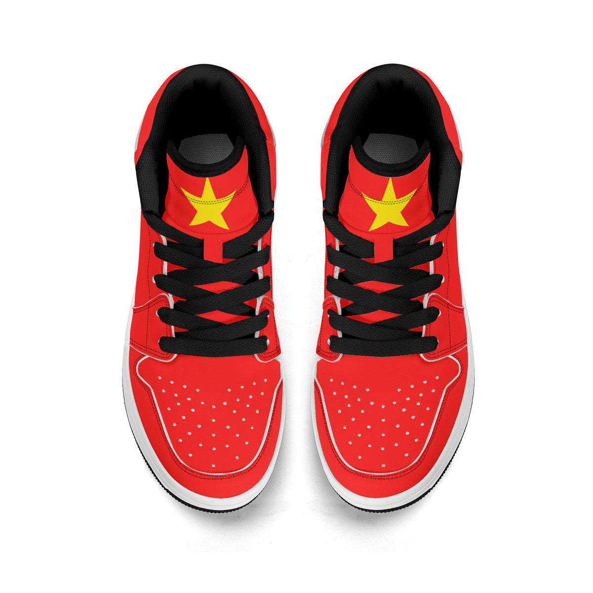 Matteo's Children High-Top Synthetic Leather Sneakers