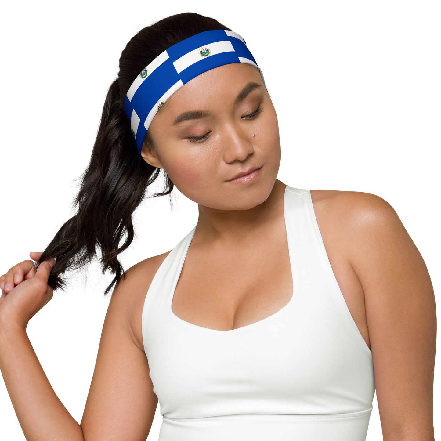 El Salvador Flag Headband