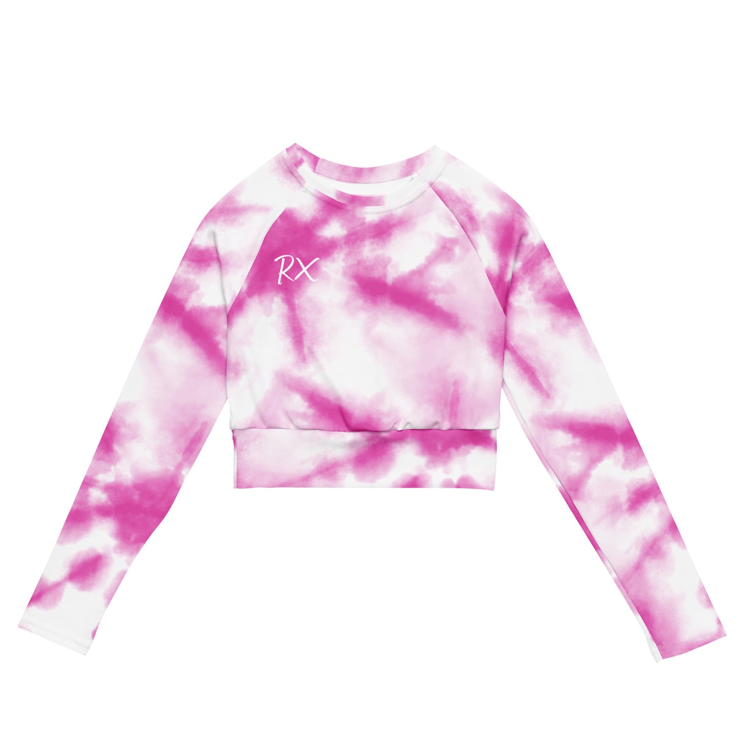Rigeaux Recycled long-sleeve crop top