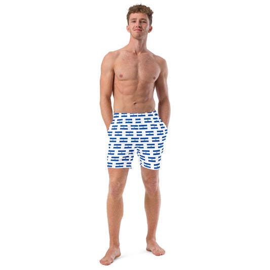 El Salvador Flag Men's swim trunks