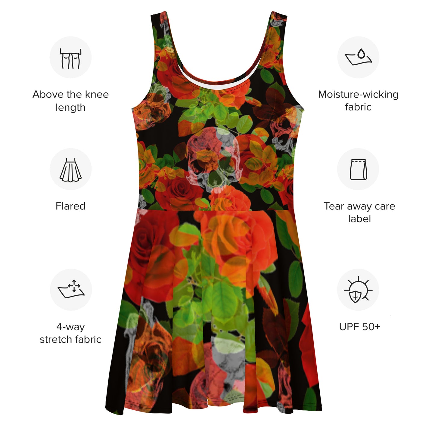 Skull Skater Dress