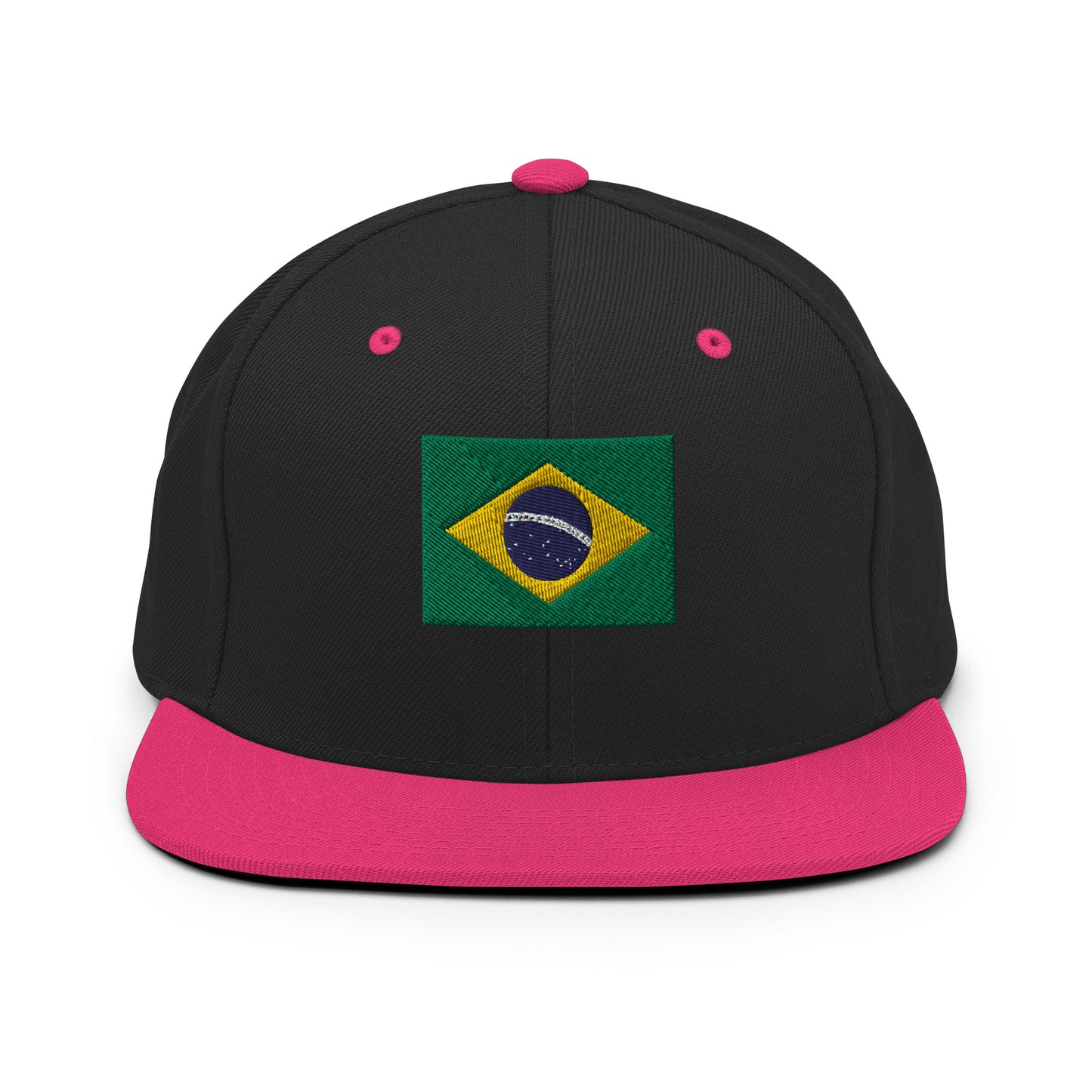 Brazilian Flag Snapback Hat