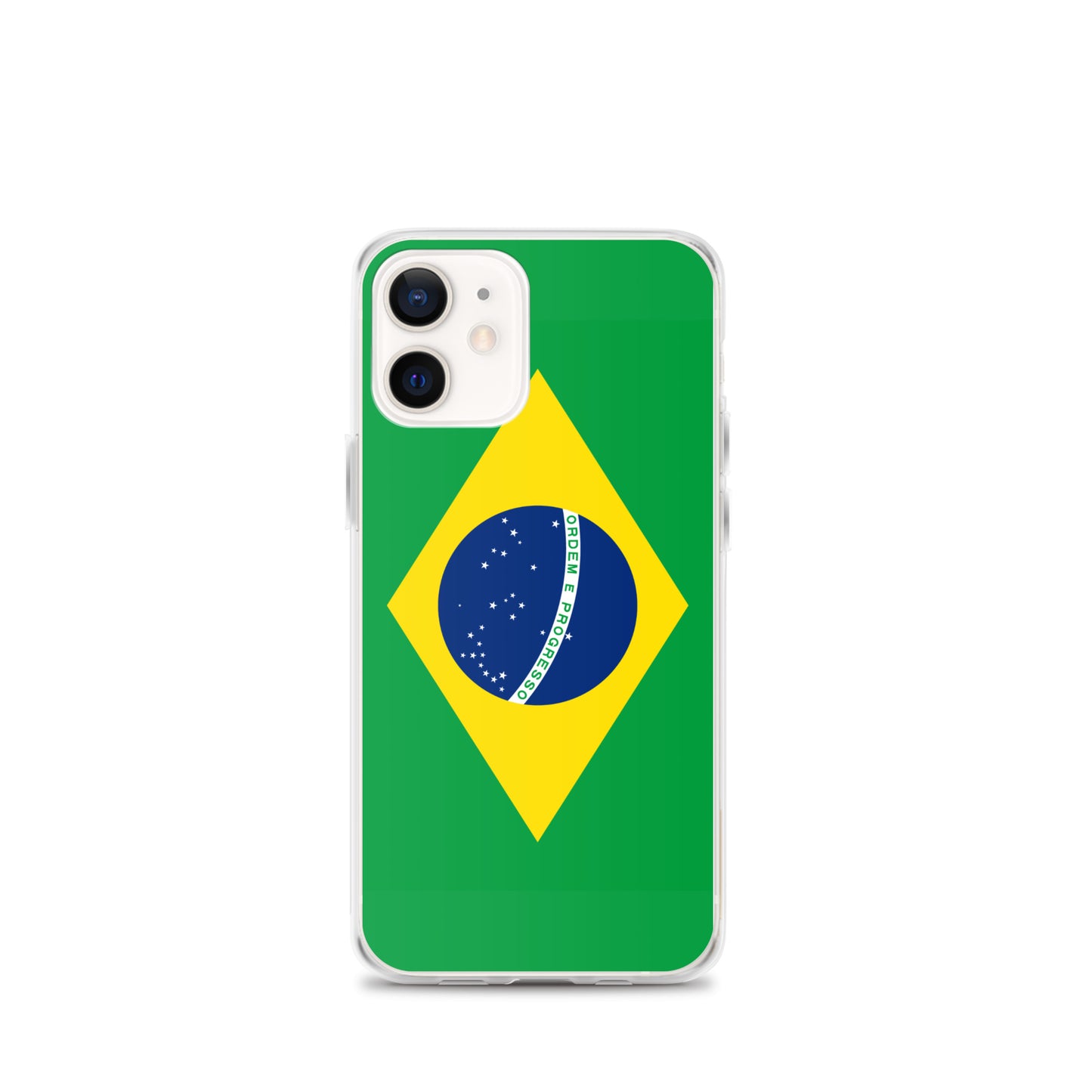 Braziilian Flag Clear Case for iPhone®