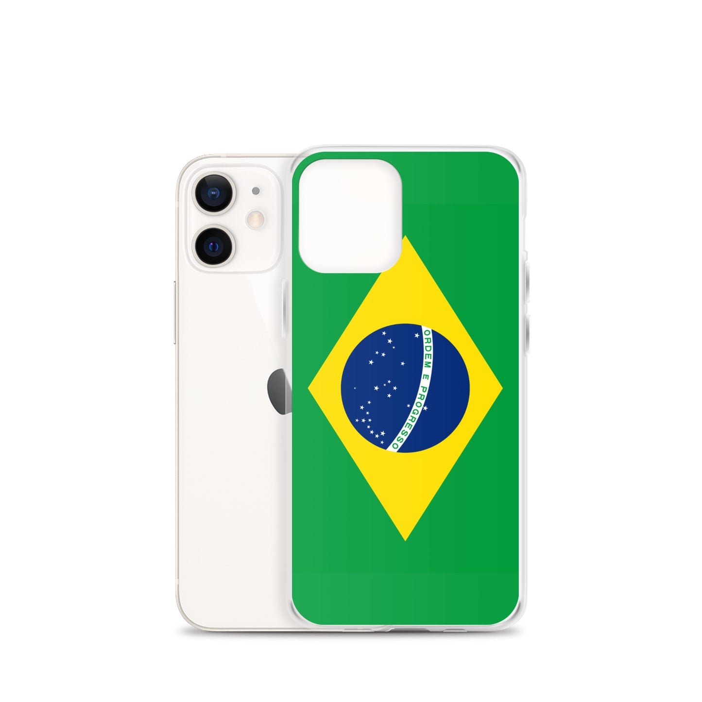 Braziilian Flag Clear Case for iPhone®