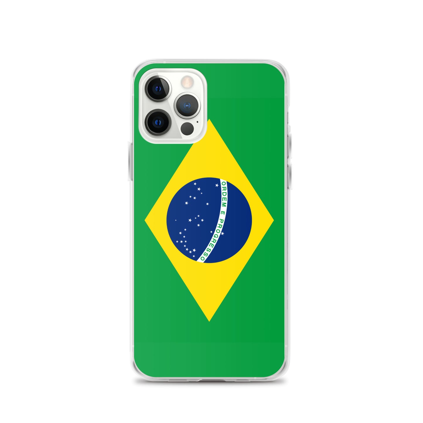 Braziilian Flag Clear Case for iPhone®