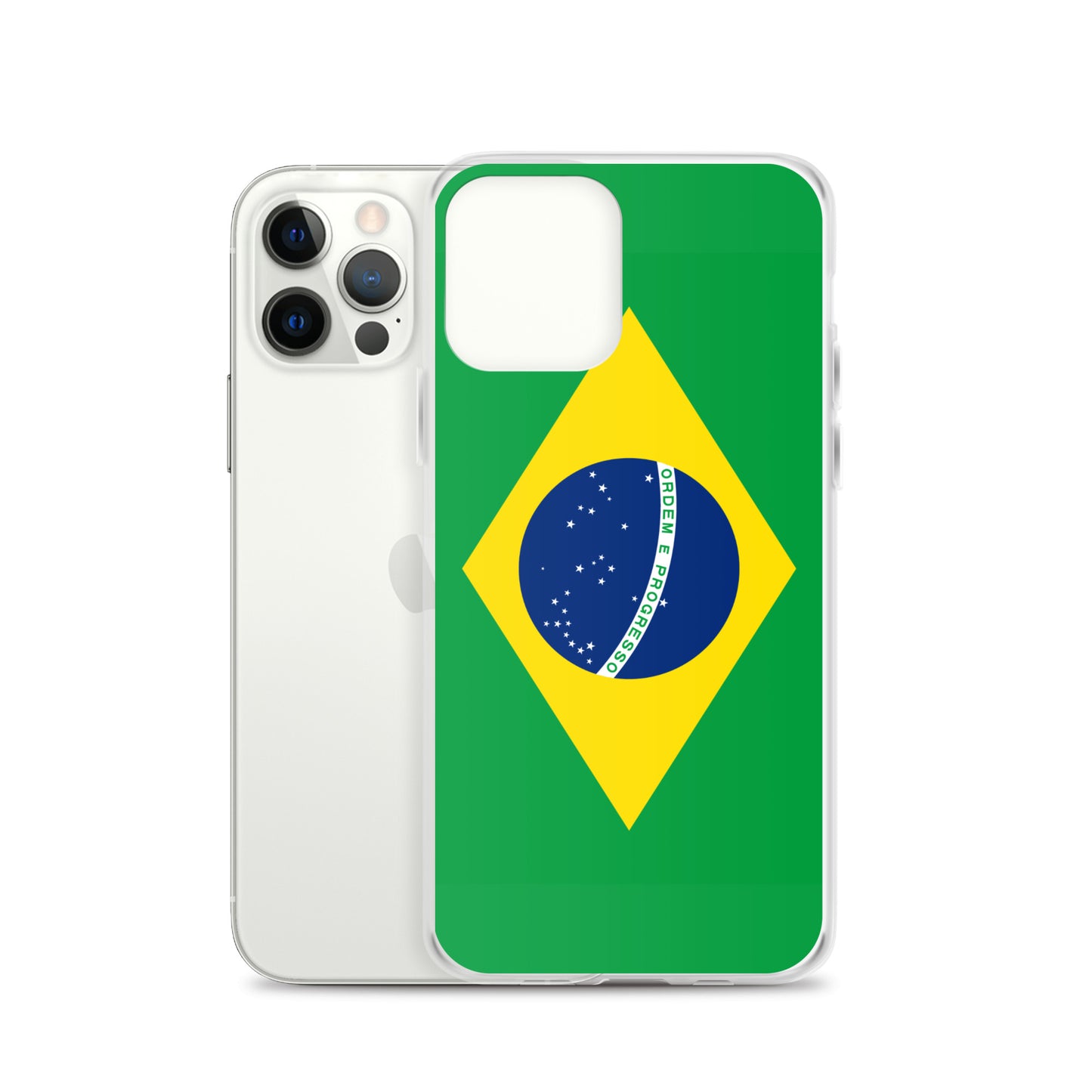 Braziilian Flag Clear Case for iPhone®