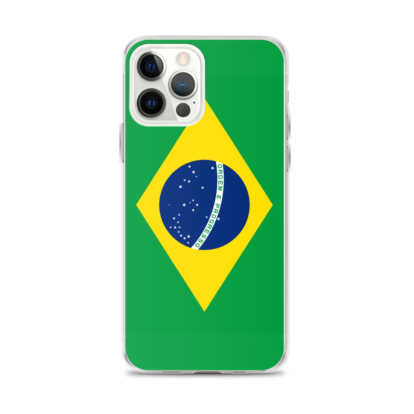 Braziilian Flag Clear Case for iPhone®