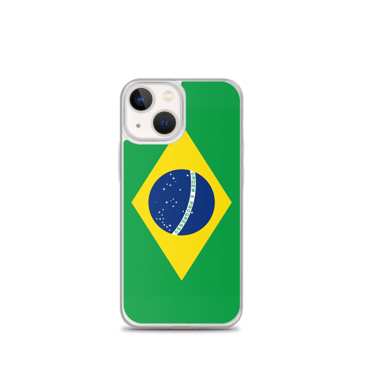 Braziilian Flag Clear Case for iPhone®