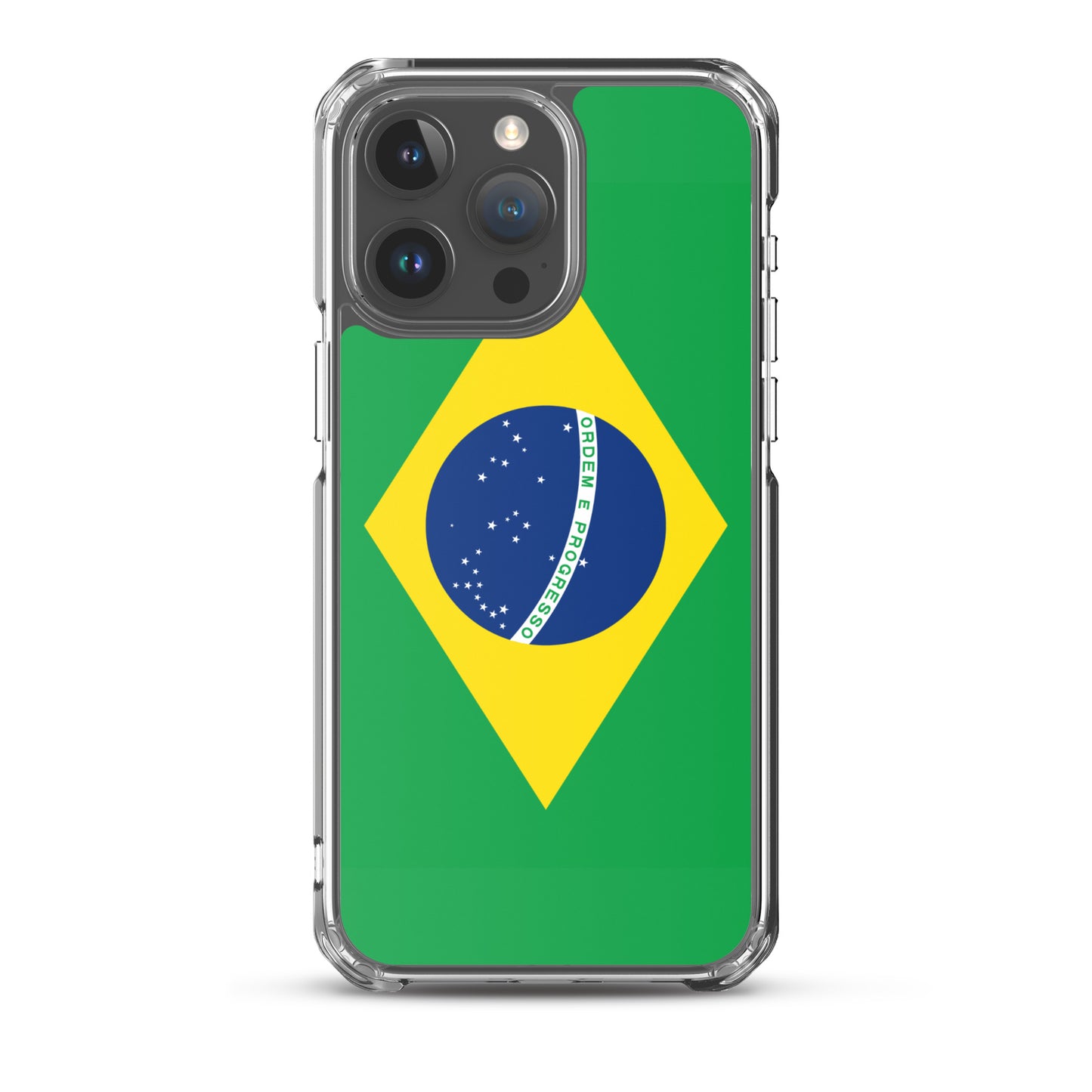 Braziilian Flag Clear Case for iPhone®