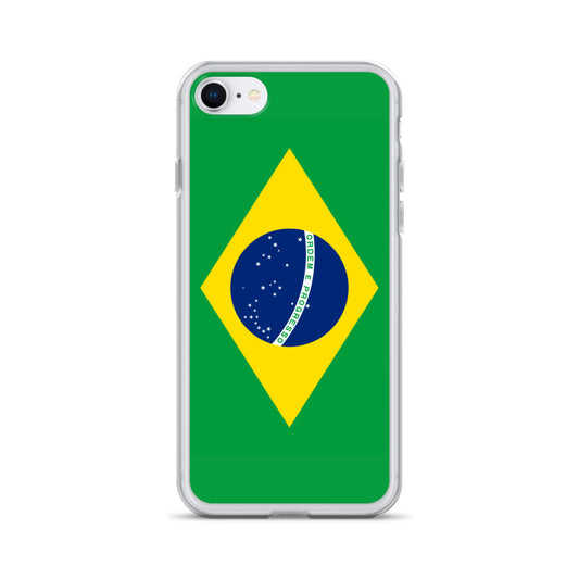 Braziilian Flag Clear Case for iPhone®
