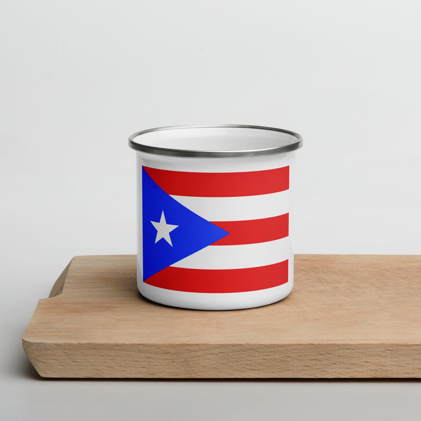Puerto Rico Flag Enamel Mug