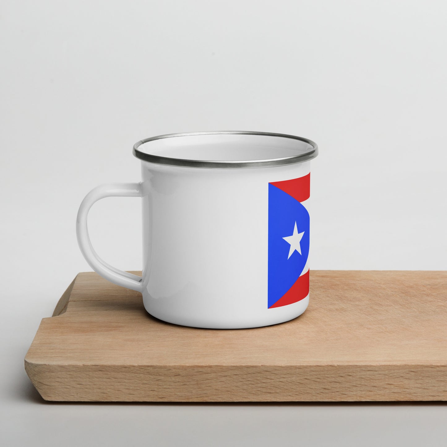 Puerto Rico Flag Enamel Mug